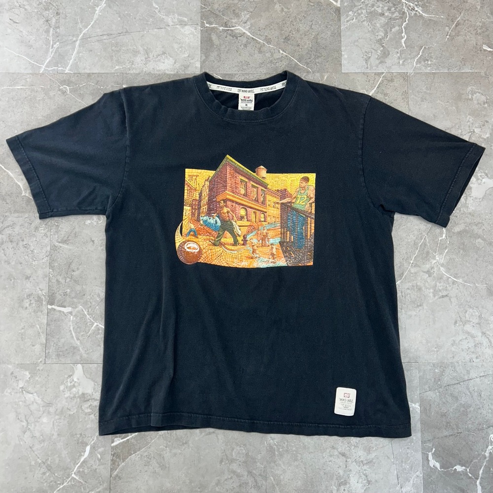 Vintage Ecko Unltd Graphic Tee Mens XL Brooklyn NYC New York Shirt Distressed